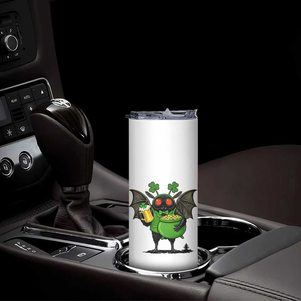 Funny Mothman Skinny Tumbler St Patricks Day Cryptid Gift TS12 Print Your Wear