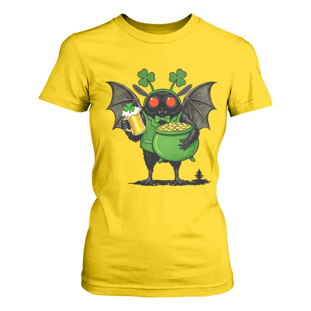 Funny Mothman T Shirt For Women St Patricks Day Cryptid Gift TS12 Daisy Print Your Wear