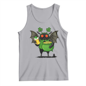 Funny Mothman Tank Top St Patricks Day Cryptid Gift TS12 Athletic Heather Print Your Wear