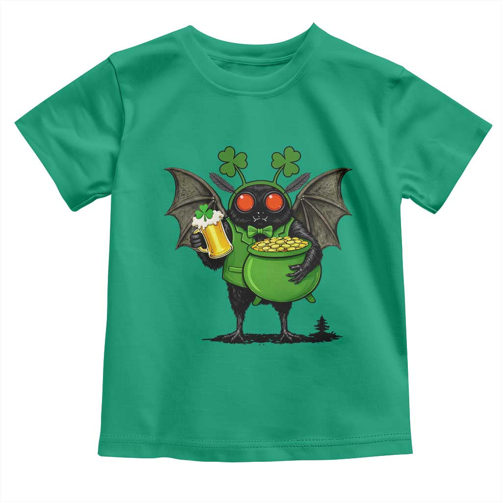 Funny Mothman Toddler T Shirt St Patricks Day Cryptid Gift TS12 Irish Green Print Your Wear