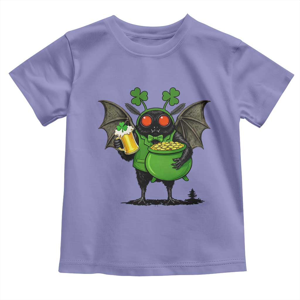 Funny Mothman Toddler T Shirt St Patricks Day Cryptid Gift TS12 Violet Print Your Wear