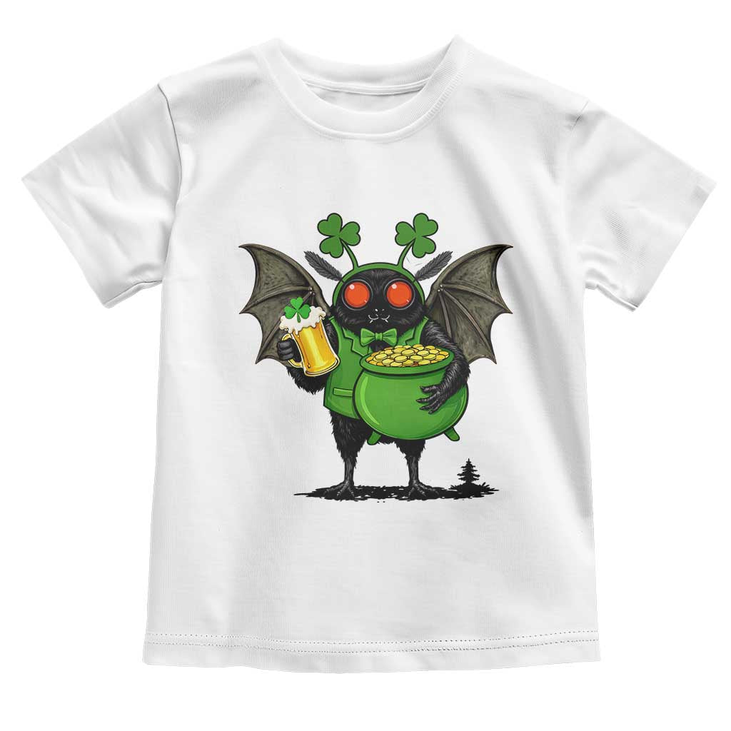 Funny Mothman Toddler T Shirt St Patricks Day Cryptid Gift TS12 White Print Your Wear