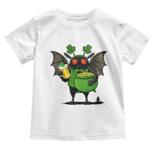 Funny Mothman Toddler T Shirt St Patricks Day Cryptid Gift TS12 White Print Your Wear