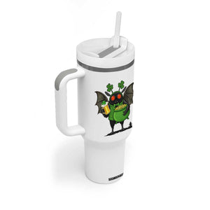 Funny Mothman Tumbler With Handle St Patricks Day Cryptid Gift TS12 Print Your Wear