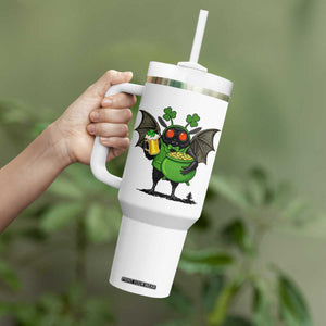 Funny Mothman Tumbler With Handle St Patricks Day Cryptid Gift TS12 Print Your Wear