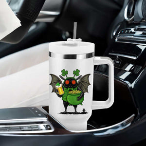 Funny Mothman Tumbler With Handle St Patricks Day Cryptid Gift TS12 Print Your Wear