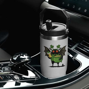 Funny Mothman Flip Straw Tumbler St Patricks Day Cryptid Gift TS12 Print Your Wear