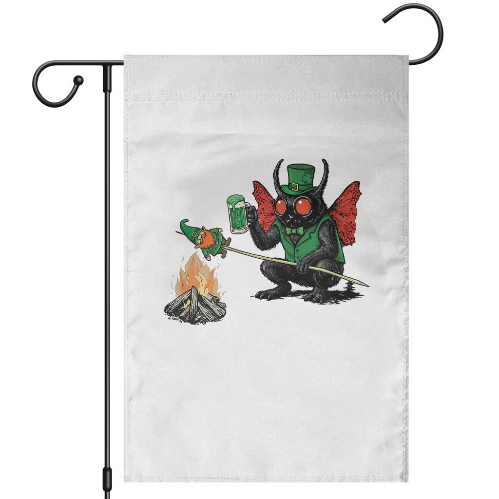 Funny Cryptid Mothman Garden Flag St Patricks Day Gift TS12 White Print Your Wear