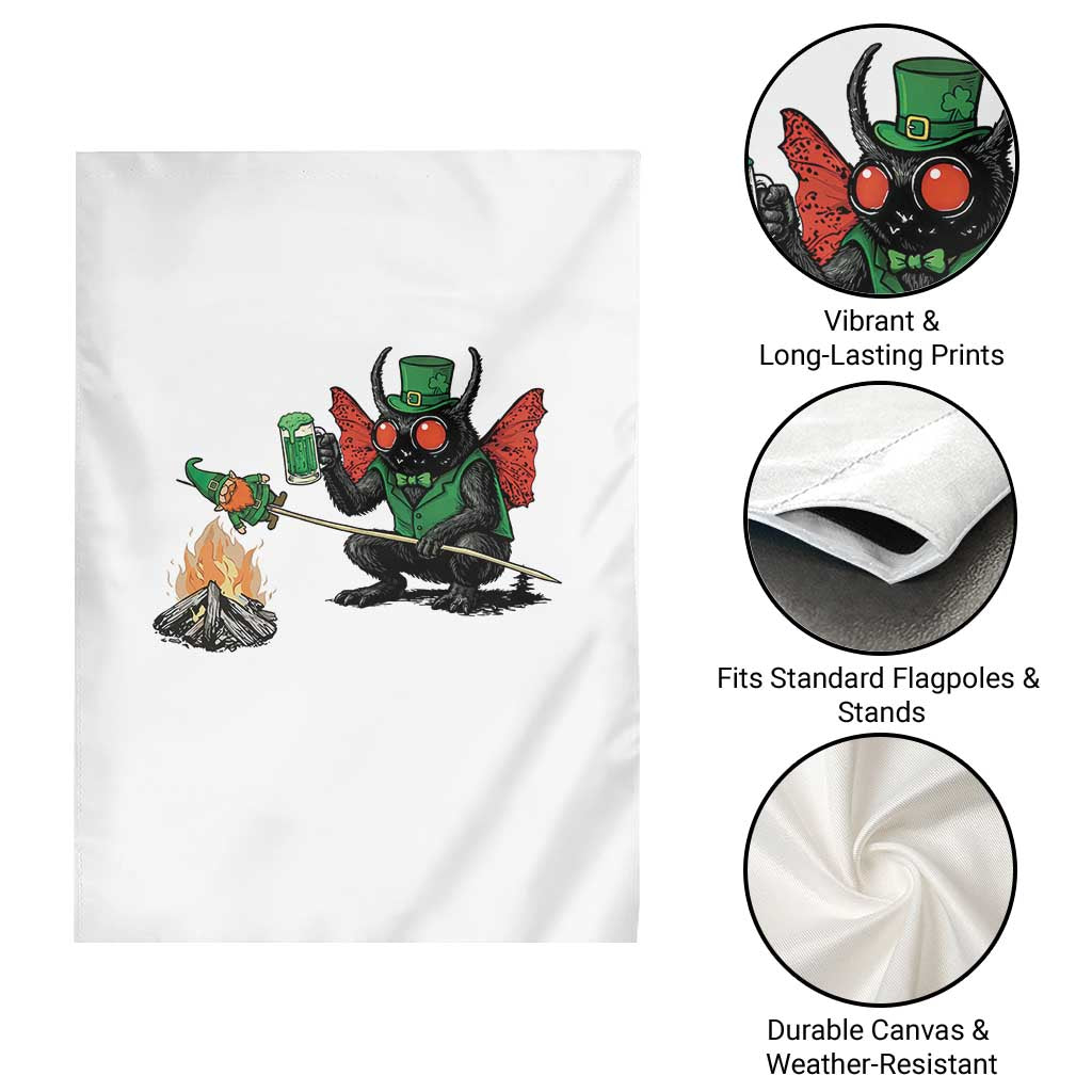 Funny Cryptid Mothman Garden Flag St Patricks Day Gift TS12 Print Your Wear