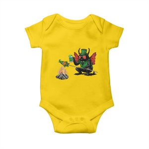 Funny Cryptid Mothman Baby Onesie St Patricks Day Gift TS12 Daisy Print Your Wear