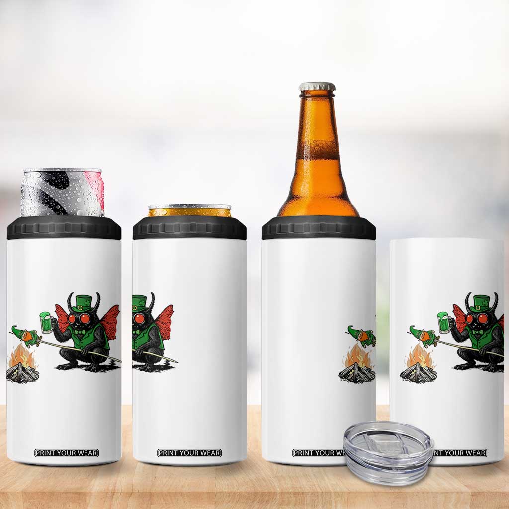 Funny Cryptid Mothman 4 in 1 Can Cooler Tumbler St Patricks Day Gift TS12 Print Your Wear