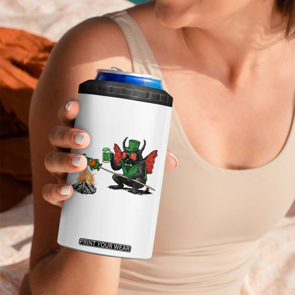 Funny Cryptid Mothman 4 in 1 Can Cooler Tumbler St Patricks Day Gift TS12 Print Your Wear
