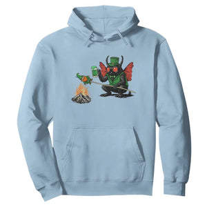 Funny Cryptid Mothman Hoodie St Patricks Day Gift TS12 Light Blue Print Your Wear