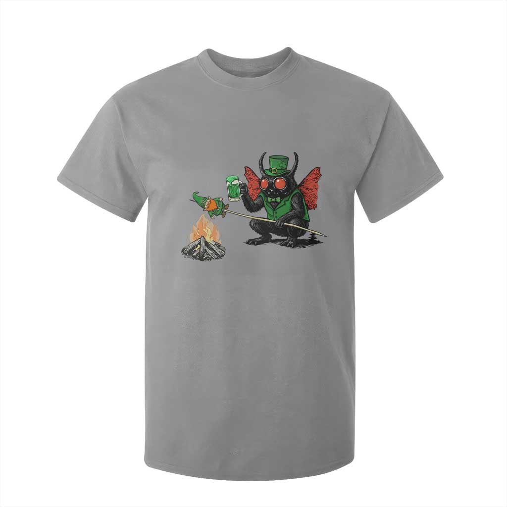Funny Cryptid Mothman T Shirt For Kid St Patricks Day Gift TS12 Sport Gray Print Your Wear