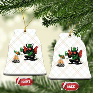 Funny Cryptid Mothman Ceramic Ornament St Patricks Day Gift TS12 Print Your Wear