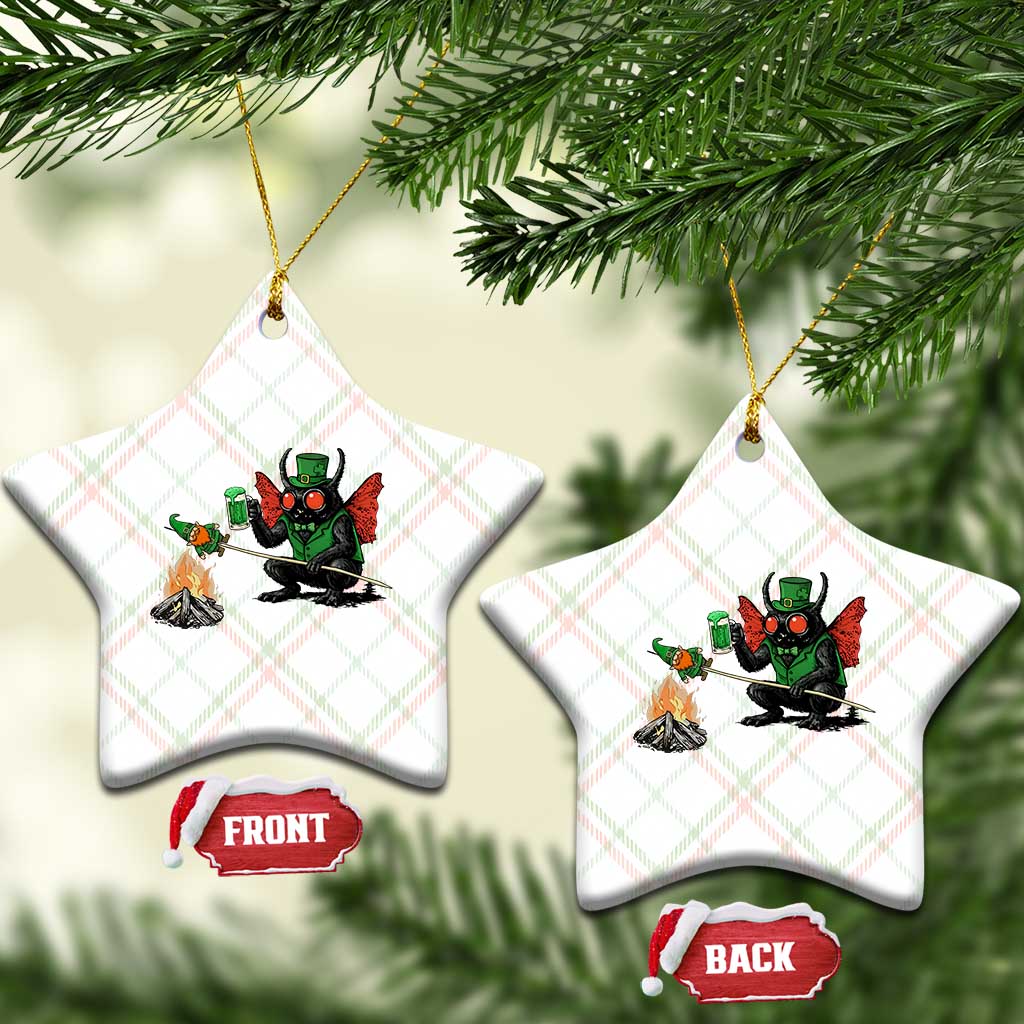 Funny Cryptid Mothman Ceramic Ornament St Patricks Day Gift TS12 Print Your Wear