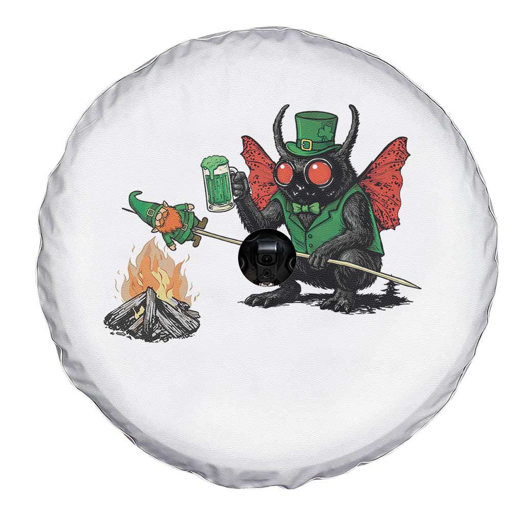 Funny Cryptid Mothman Spare Tire Cover St Patricks Day Gift TS12 Print Your Wear
