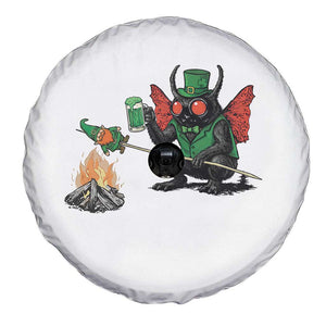 Funny Cryptid Mothman Spare Tire Cover St Patricks Day Gift TS12 Print Your Wear
