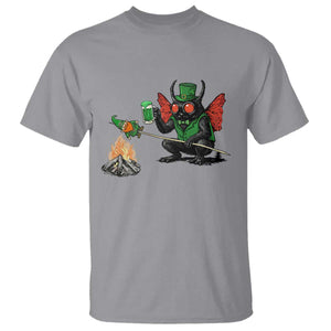 Funny Cryptid Mothman T Shirt St Patricks Day Gift TS12 Sport Gray Print Your Wear