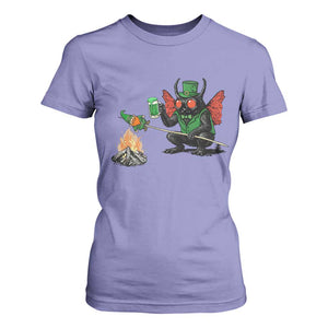 Funny Cryptid Mothman T Shirt For Women St Patricks Day Gift TS12 Violet Print Your Wear