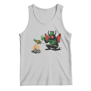 Funny Cryptid Mothman Tank Top St Patricks Day Gift TS12 Ash Print Your Wear