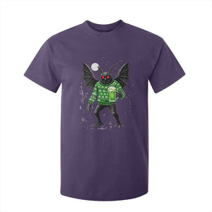 Funny Mothman St Patricks Day T Shirt For Kid Gift For Cryptid Lovers TS12 Purple Print Your Wear