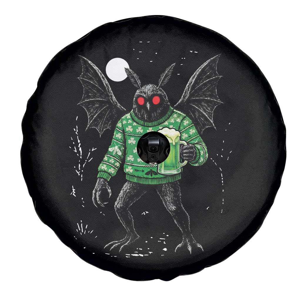 Funny Mothman St Patricks Day Spare Tire Cover Gift For Cryptid Lovers TS12 Print Your Wear
