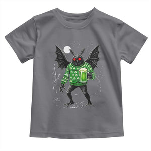 Funny Mothman St Patricks Day Toddler T Shirt Gift For Cryptid Lovers TS12 Charcoal Print Your Wear