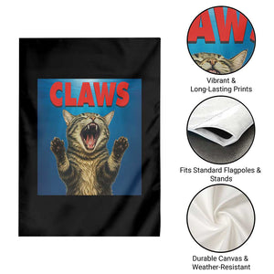 Funny Claws Cat Garden Flag Horror Movie Parody TS12 Print Your Wear