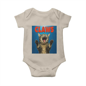 Funny Claws Cat Baby Onesie Horror Movie Parody TS12 Sand Print Your Wear