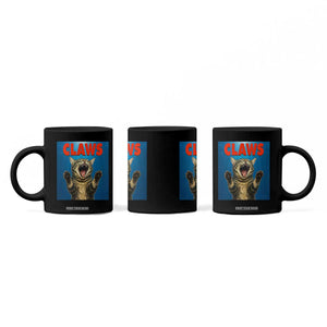 Funny Claws Cat Coffee Mug Horror Movie Parody TS12 Print Your Wear
