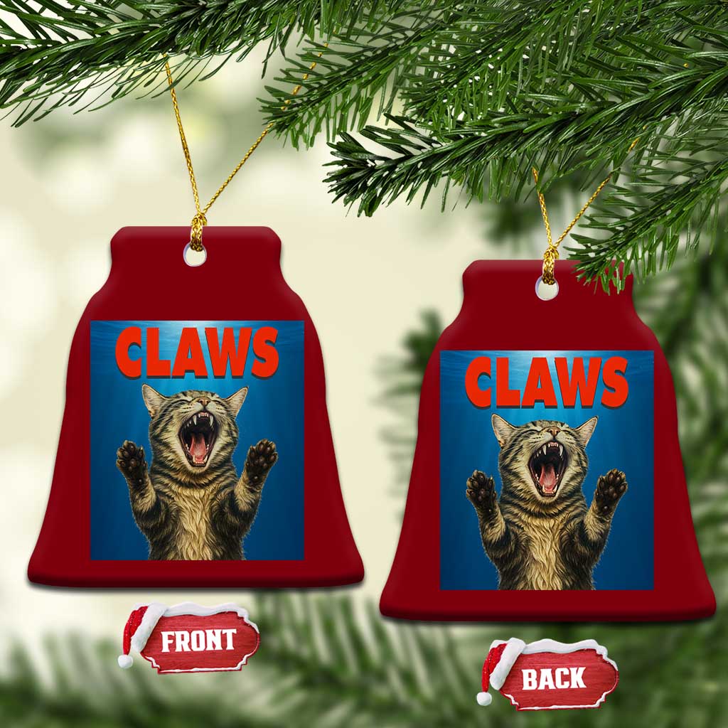 Funny Claws Cat Ceramic Ornament Horror Movie Parody TS12 Print Your Wear