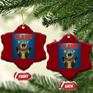 Funny Claws Cat Ceramic Ornament Horror Movie Parody TS12 Print Your Wear
