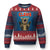 Funny Claws Cat Ugly Christmas Sweater Horror Movie Parody TS12 Navy Red Print Your Wear