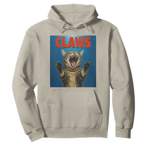Funny Claws Cat Hoodie Horror Movie Parody TS12 Sand Print Your Wear