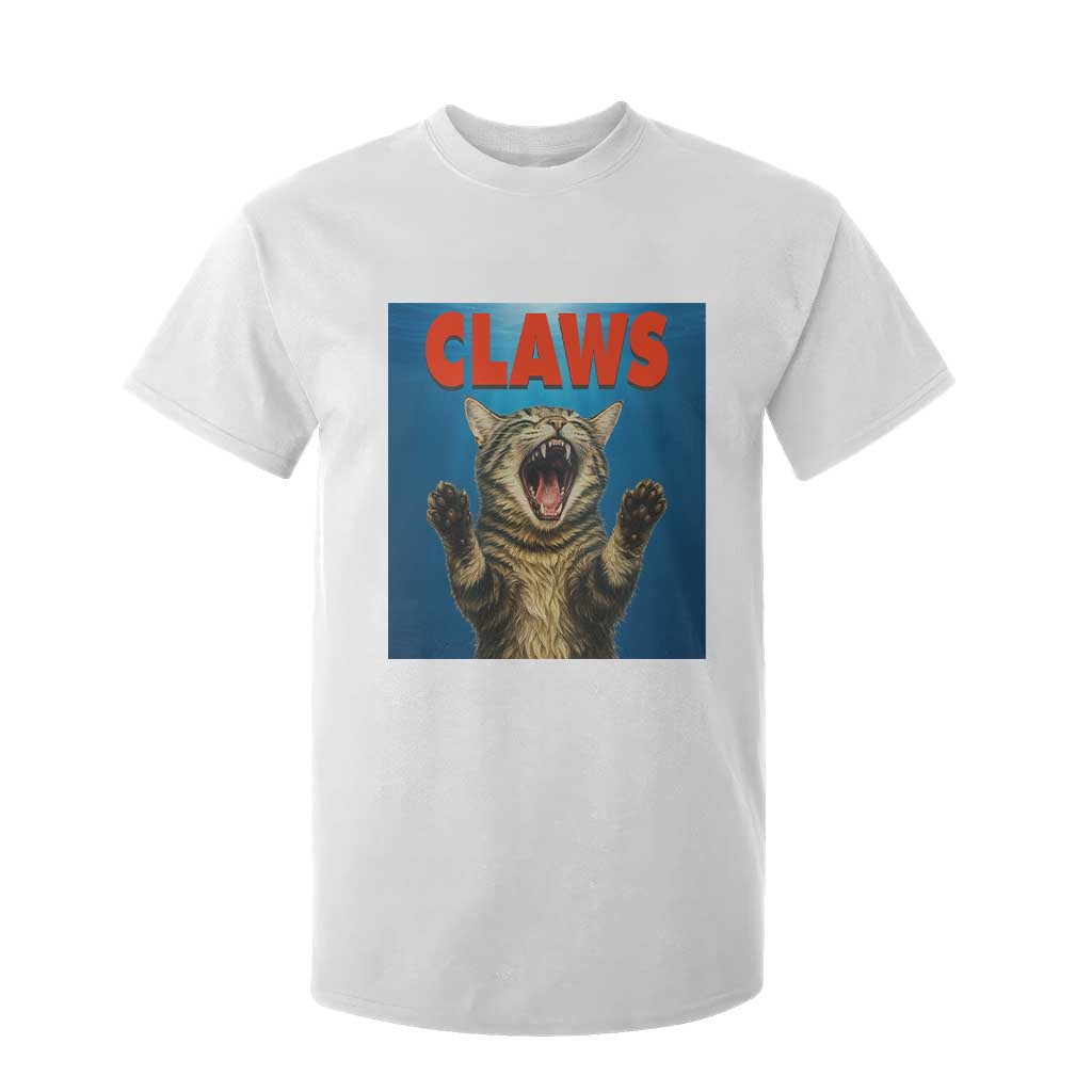 Funny Claws Cat T Shirt For Kid Horror Movie Parody TS12 White Print Your Wear