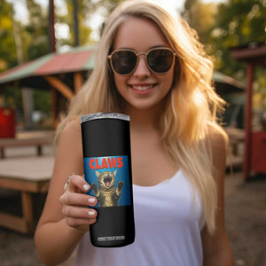 Funny Claws Cat Skinny Tumbler Horror Movie Parody TS12 Print Your Wear