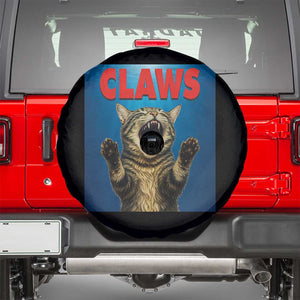 Funny Claws Cat Spare Tire Cover Horror Movie Parody TS12 Black Print Your Wear