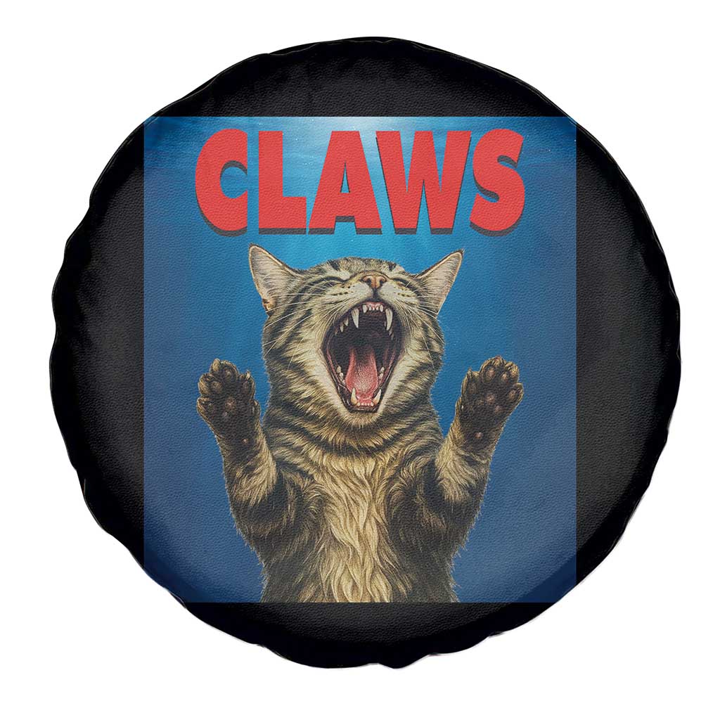Funny Claws Cat Spare Tire Cover Horror Movie Parody TS12 Print Your Wear