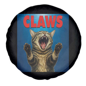 Funny Claws Cat Spare Tire Cover Horror Movie Parody TS12 Print Your Wear