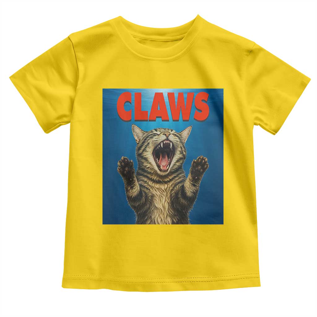 Funny Claws Cat Toddler T Shirt Horror Movie Parody TS12 Daisy Print Your Wear