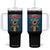 Funny Claws Cat Tumbler With Handle Horror Movie Parody TS12 One Size: 40 oz Black Print Your Wear