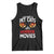 I Just Want To Pet Cats And Watch Horror Movies Tank Top TS12 Black Print Your Wear