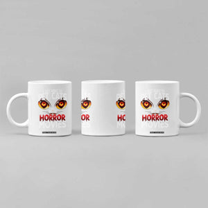 I Just Want To Pet Cats And Watch Horror Movies Coffee Mug TS12 Print Your Wear