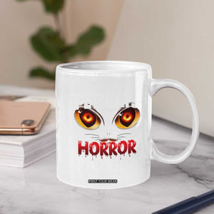 I Just Want To Pet Cats And Watch Horror Movies Coffee Mug TS12 Print Your Wear