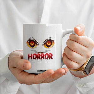 I Just Want To Pet Cats And Watch Horror Movies Coffee Mug TS12 Print Your Wear