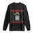 Funny Xmas Black Cat Long Sleeve Shirt Christmas Tree Killer Santa Kitten TS12 Black Print Your Wear