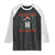 Funny Xmas Black Cat Raglan Shirt Christmas Tree Killer Santa Kitten TS12 Black White Print Your Wear