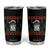 Funny Xmas Black Cat Tumbler Cup Christmas Tree Killer Santa Kitten TS12 Black Print Your Wear