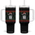 Funny Xmas Black Cat Tumbler With Handle Christmas Tree Killer Santa Kitten TS12 One Size: 40 oz Black Print Your Wear